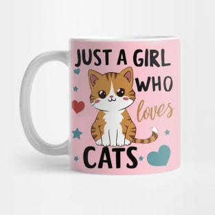 Just A Girl Who Loves Cats Mug